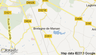 Plan de Bretagne-de-Marsan