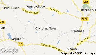 Plan de Castelnau-Tursan