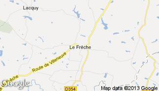 Plan de Le Frêche
