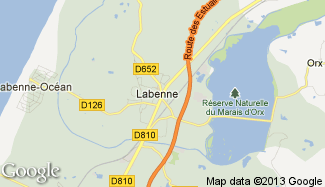 Plan de Labenne