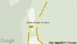 Plan de Sainte-Eulalie-en-Born
