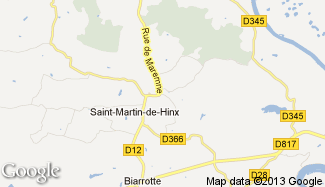 Plan de Saint-Martin-de-Hinx