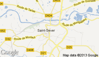 Plan de Saint-Sever