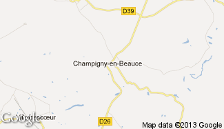 Plan de Champigny-en-Beauce