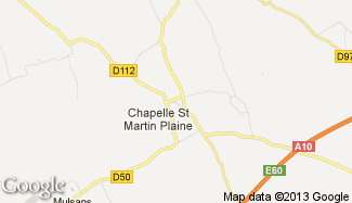 Plan de La Chapelle-Saint-Martin-en-Plaine