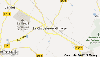 Plan de La Chapelle-Vendômoise