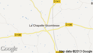 Plan de La Chapelle-Vicomtesse