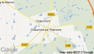 Plan de Chaumont-sur-Tharonne