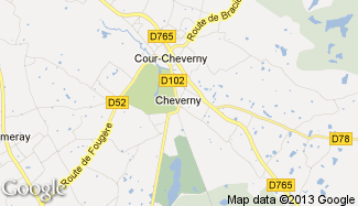 Plan de Cheverny