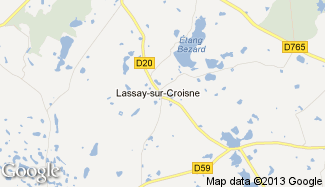 Plan de Lassay-sur-Croisne