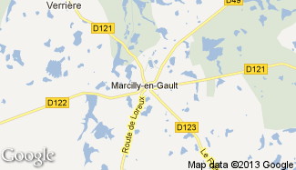 Plan de Marcilly-en-Gault