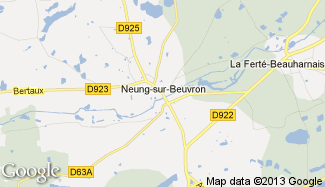 Plan de Neung-sur-Beuvron