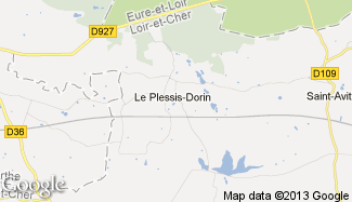 Plan de Le Plessis-Dorin