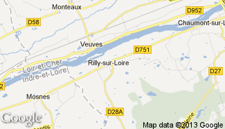 Plan de Rilly-sur-Loire
