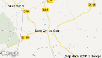 Plan de Saint-Cyr-du-Gault