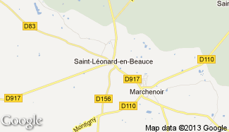 Plan de Saint-Léonard-en-Beauce