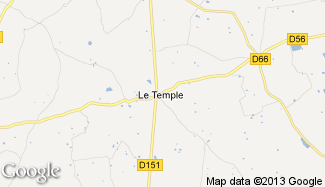 Plan de Le Temple