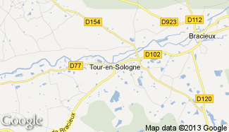 Plan de Tour-en-Sologne