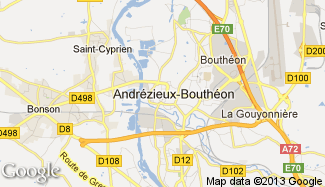 Plan de Andrézieux-Bouthéon