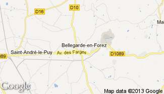 Plan de Bellegarde-en-Forez