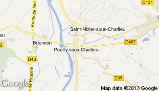 Plan de Pouilly-sous-Charlieu