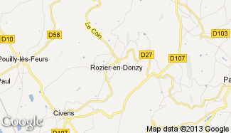 Plan de Rozier-en-Donzy