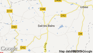 Plan de Sail-les-Bains