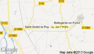 Plan de Saint-André-le-Puy