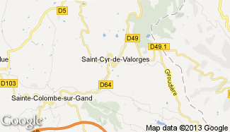 Plan de Saint-Cyr-de-Valorges