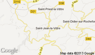 Plan de Saint-Jean-la-Vêtre