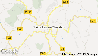 Plan de Saint-Just-en-Chevalet