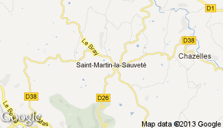 Plan de Saint-Martin-la-Sauveté