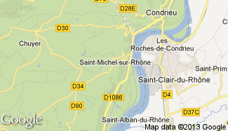 Plan de Saint-Michel-sur-Rhône