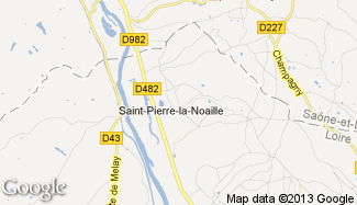 Plan de Saint-Pierre-la-Noaille