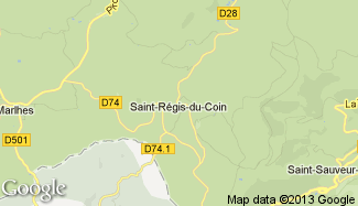 Plan de Saint-Régis-du-Coin