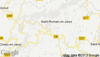 Plan de Saint-Romain-en-Jarez