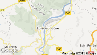 Plan de Aurec-sur-Loire