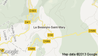 Plan de La Besseyre-Saint-Mary