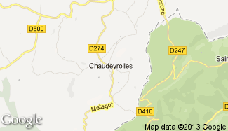 Plan de Chaudeyrolles