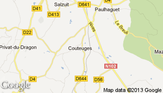 Plan de Couteuges