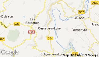 Plan de Cussac-sur-Loire