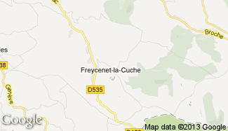 Plan de Freycenet-la-Cuche