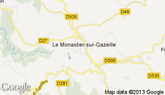 Plan de Le Monastier-sur-Gazeille