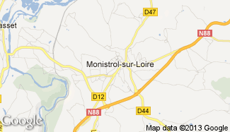 Plan de Monistrol-sur-Loire