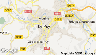 Plan de Le Puy-en-Velay