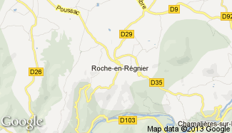 Plan de Roche-en-Régnier