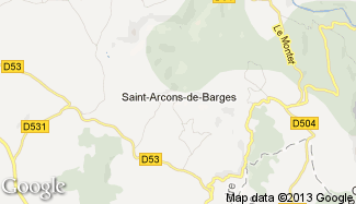 Plan de Saint-Arcons-de-Barges