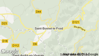 Plan de Saint-Bonnet-le-Froid