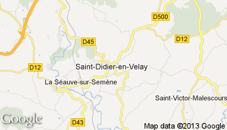 Plan de Saint-Didier-en-Velay