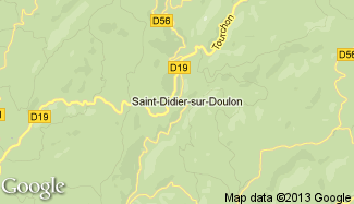 Plan de Saint-Didier-sur-Doulon